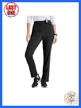 High-Rise Cargo Scrub Pants 5-Pocket 360 Spandex Stretch Moisture Wicking